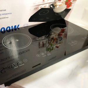 Електроплита велика індукційна на 2 конфорки Suntera ICD-2202 2200 Вт