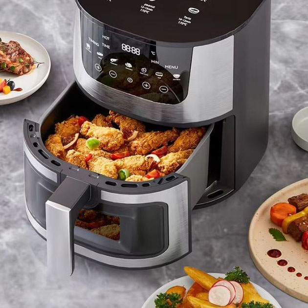 Аерофритюрка для смаження без масла Domotec MS-3221 3500 Вт 7 л - Зображення 5