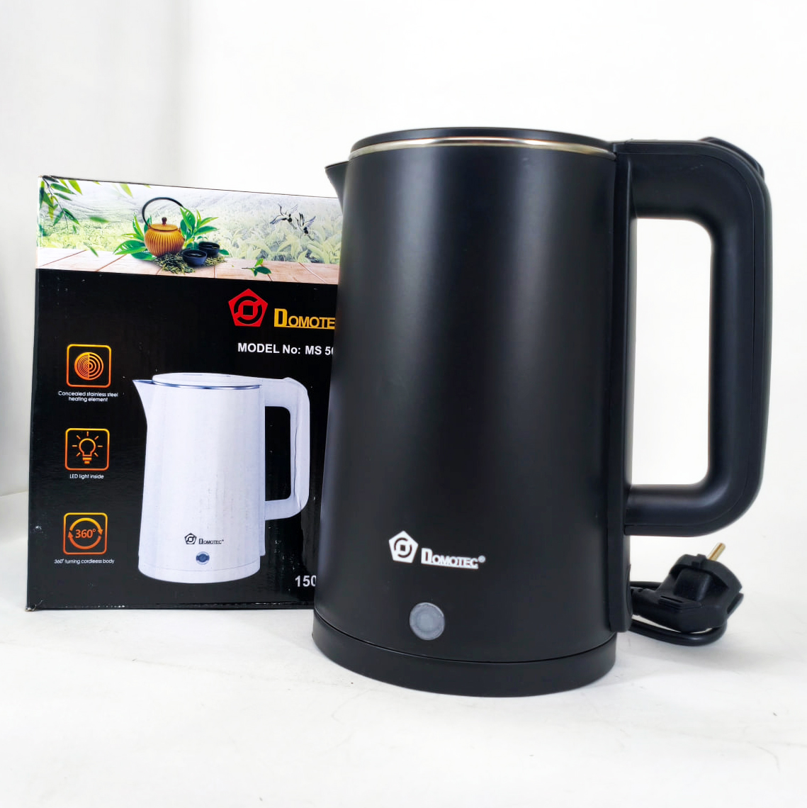 Електрочайник Domotec MS-5028 1.8л 1800Вт - Зображення 3