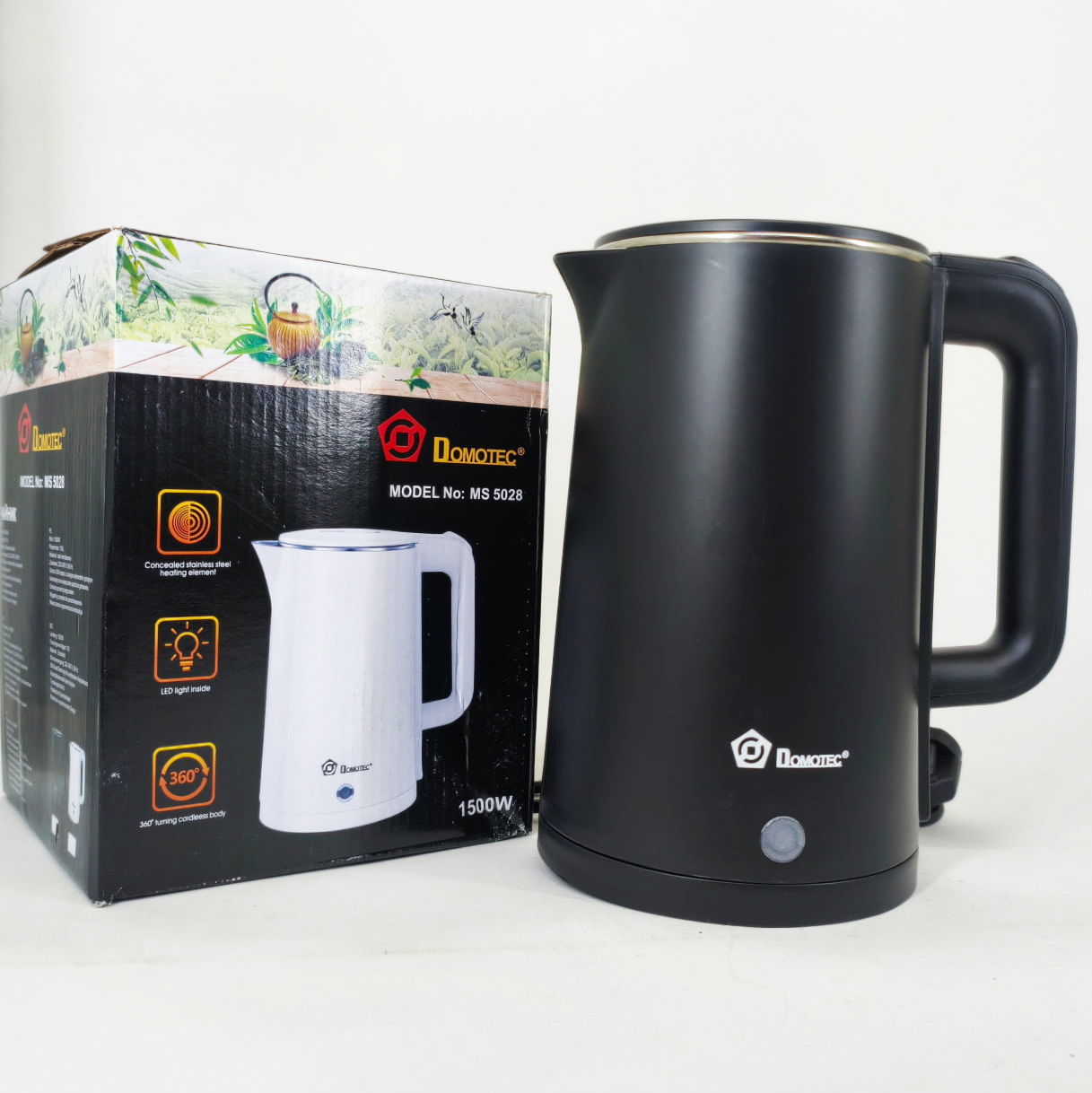 Електрочайник Domotec MS-5028 1.8л 1800Вт