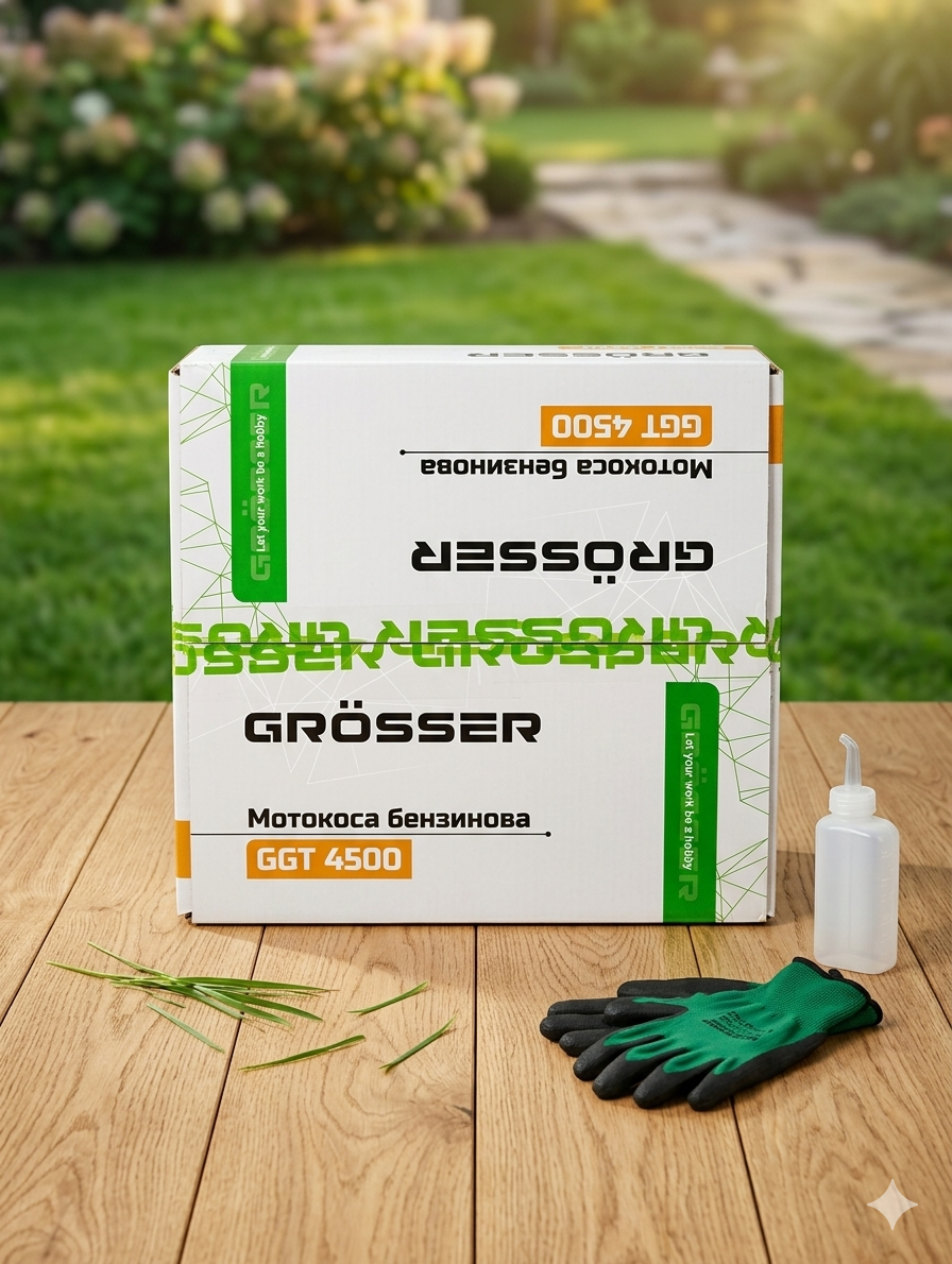 Бензокоса GRÖSSER GGT 4500 — це потужний садовий інструмент, який належить до сегмента напівпрофесійної техніки. - Зображення 10