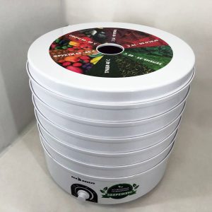 Сушарка для електросушіння овочів та фруктів SeaBreaze SB-0302 4 секції 520Вт, 11л з регулюванням потужності