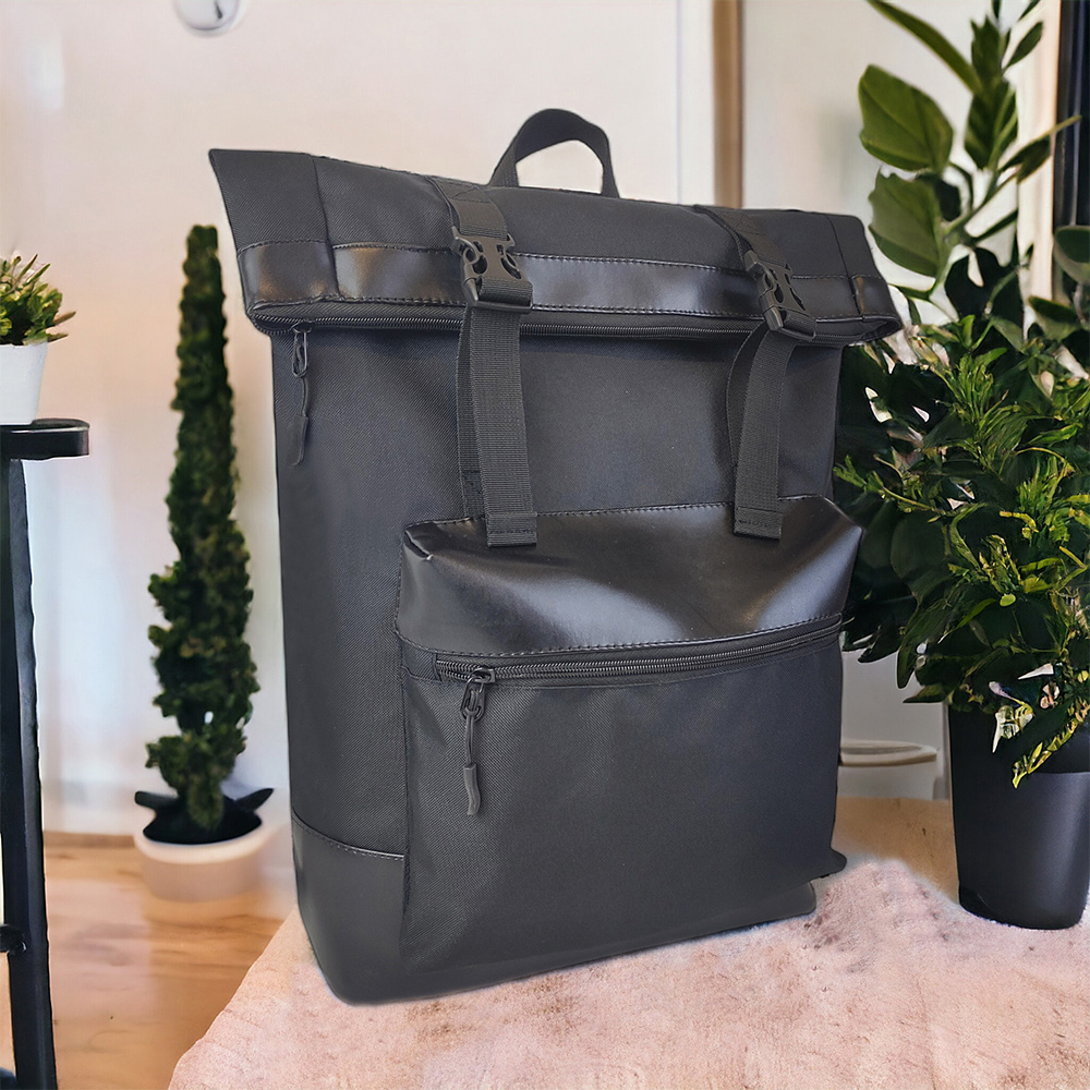 Рюкзак RollTop для ноутбука чоловічий і жіночий міський для подорожей Роллтоп - Зображення 5