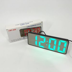 Електронний настільний LED годинник від USB VST-898-4 з будильником і термометром оригінальний настільний годинник