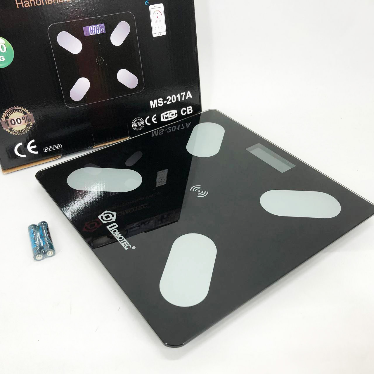 Смарт ваги для підлоги, електронні Domotec MS-2017A з додатком на телефон, до 180 кг