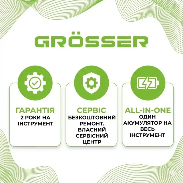 Grösser Болгарка акумуляторна GAG 121KBS - Зображення 6
