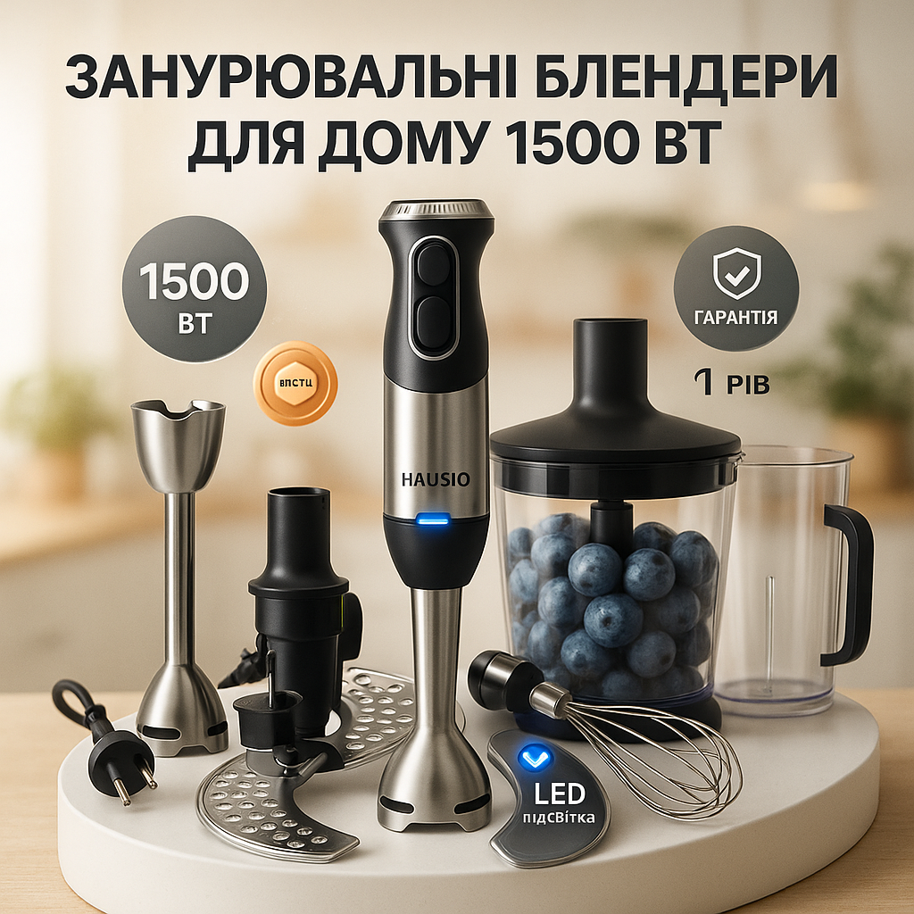 Блендер MAGIO MG-642, блендер для дитячого пюре, блендер для дому, блендер для кухні, електричний - Зображення 11