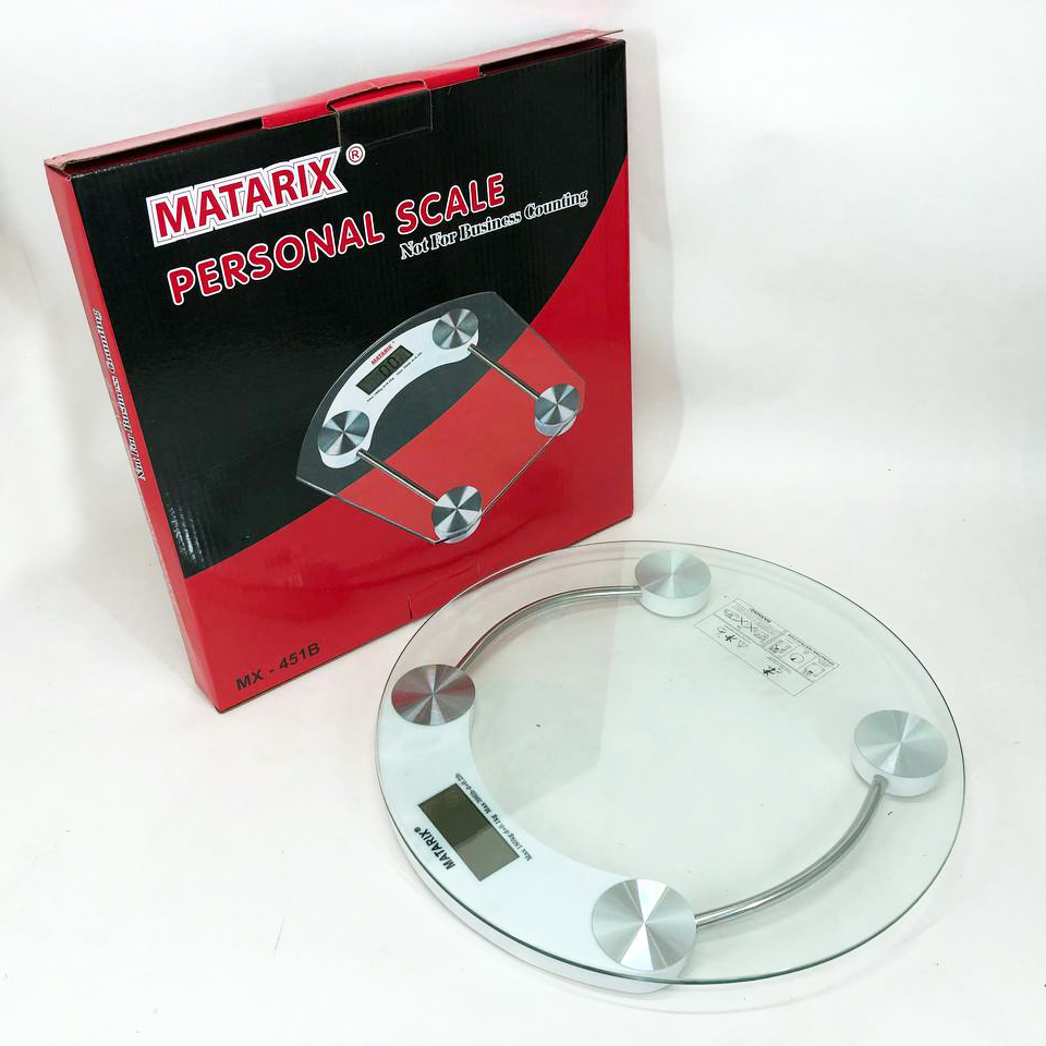 Ваги електронні підлогові MATARIX MX-451A 180 кг круглі, ваги для зважування людей - Зображення 7