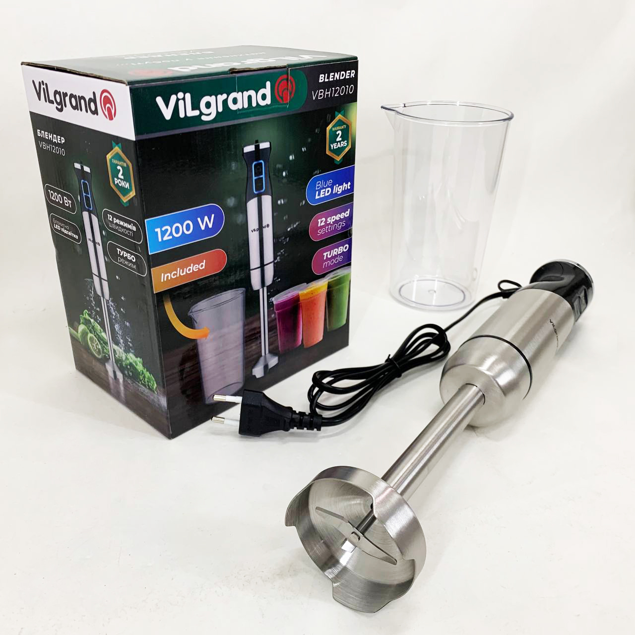 Блендер занурювальний VILGRAND VBH12010 - Зображення 9