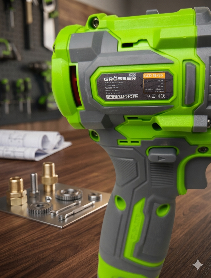 Шуруповерт Grosser GCD 16/55 PRO - Зображення 9
