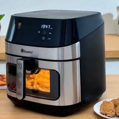 Фритюрниця без олії Domotec MS-3222 Аерофритниця 7 л 3500W Аерогриль Сенсорна Мультипіч - Зображення 4