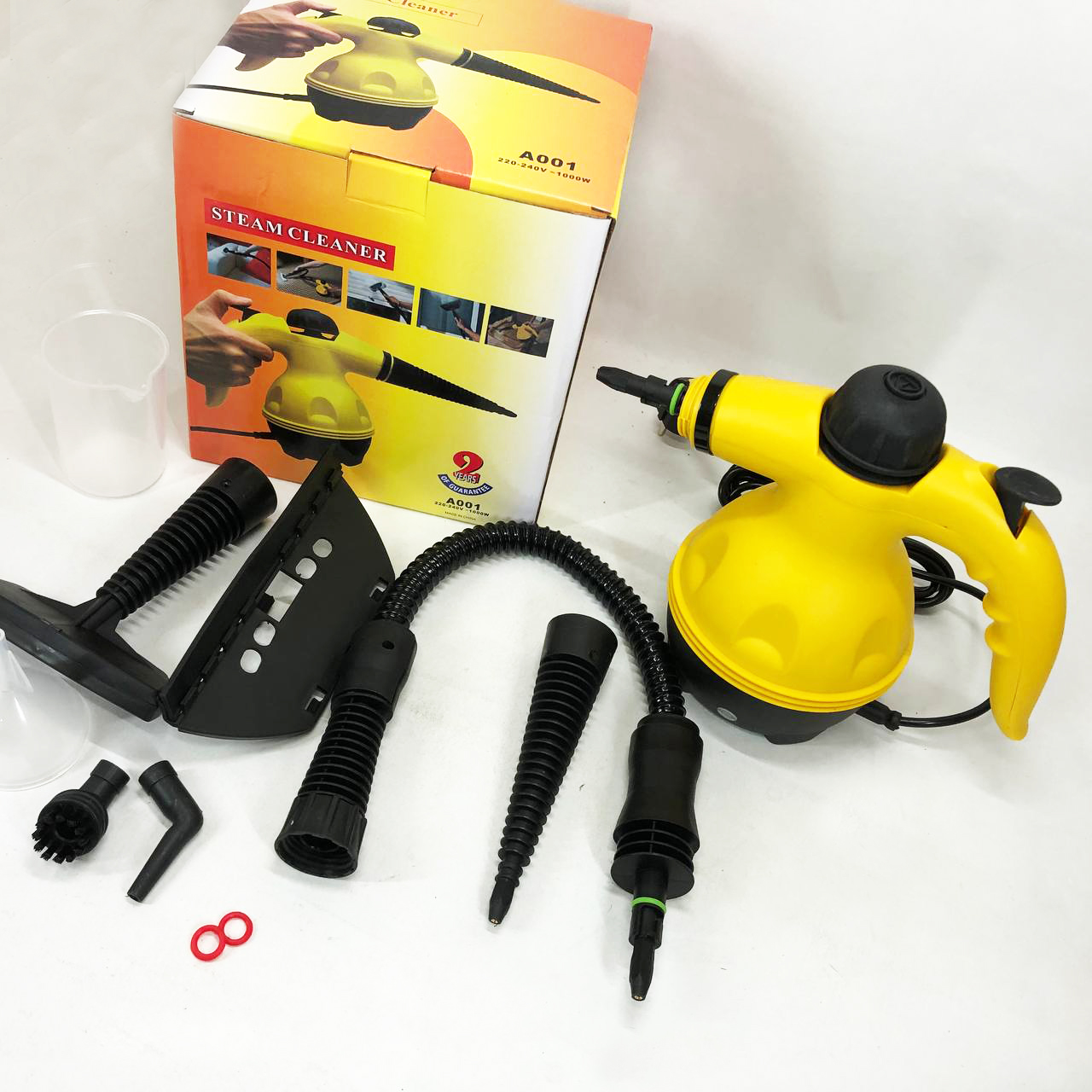 Пароочисник з функцією відпарювача Steam Cleaner Pro 1000 Вт 6 насадок - Зображення 6