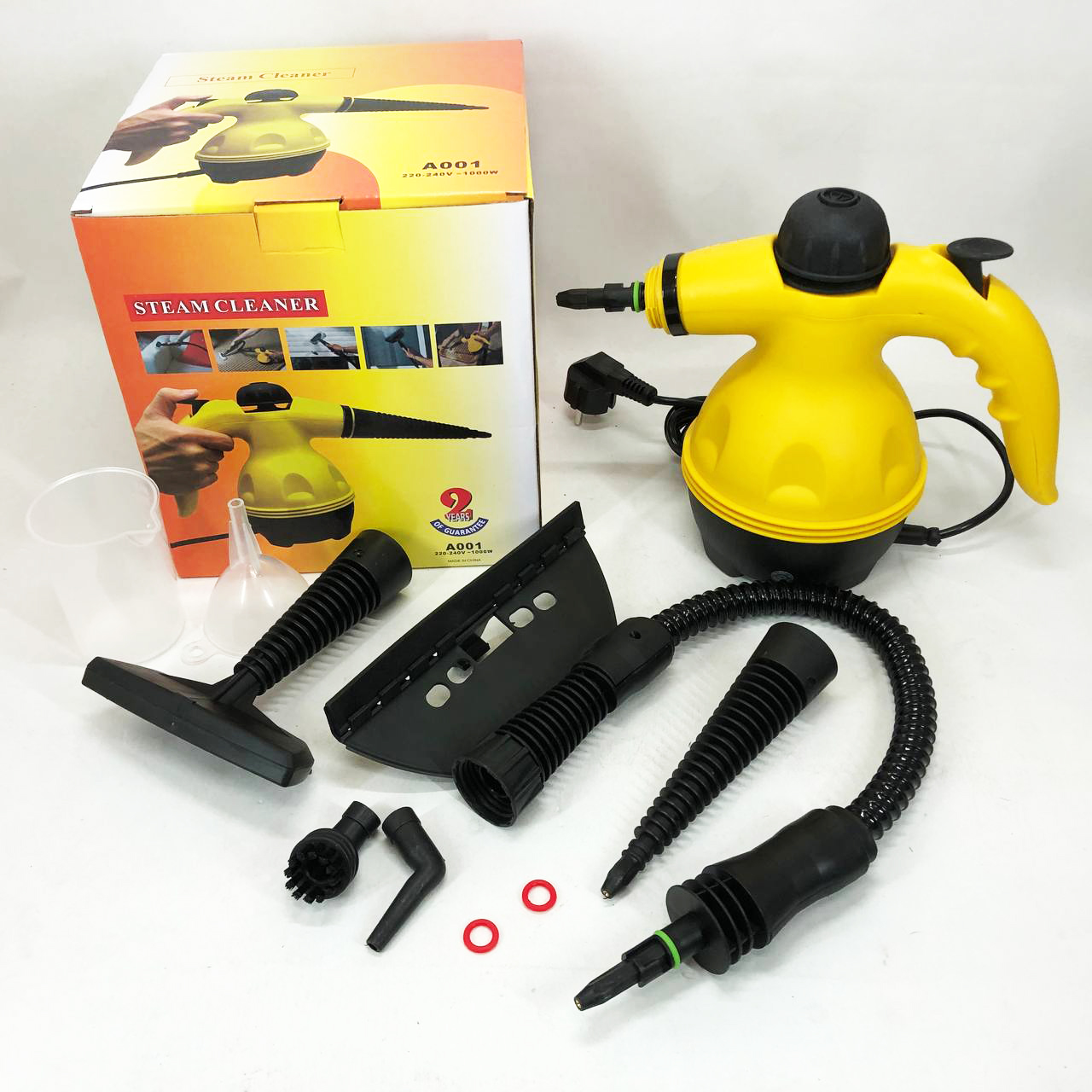 Пароочисник з функцією відпарювача Steam Cleaner Pro 1000 Вт 6 насадок - Зображення 5