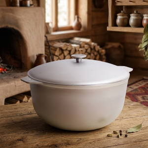 🍲 Казан алюмінієвий 10л ТАЛКО з кришкою (1010-D)