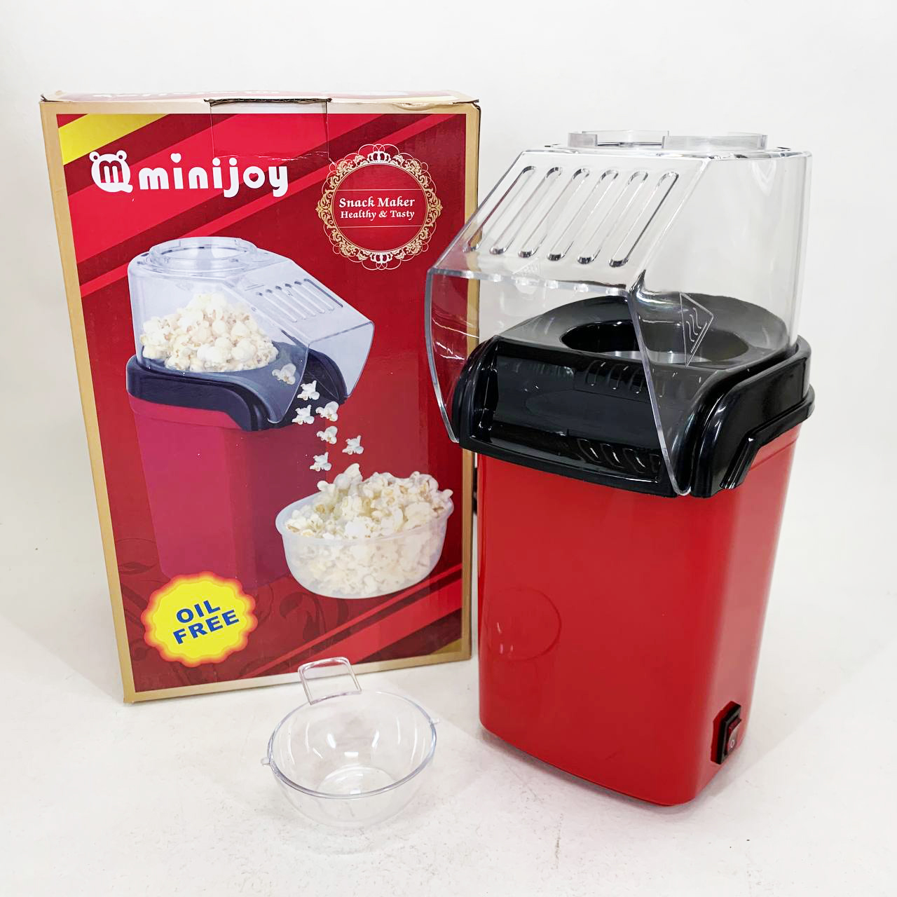 Апарат для виготовлення попкорну в домашніх умовах. Попкорниця. Relia Popcorn Maker - Зображення 3