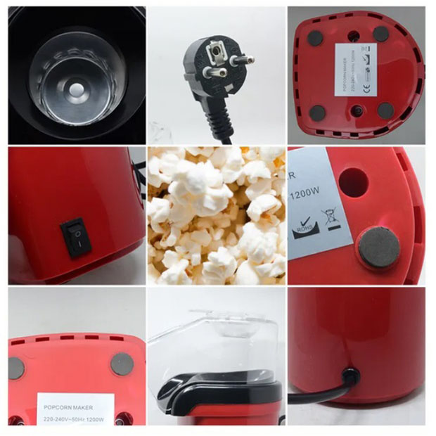 Апарат для виготовлення попкорну в домашніх умовах. Попкорниця. Relia Popcorn Maker - Зображення 7