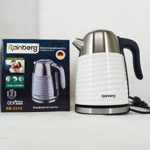Чайник електричний Rainberg RB-2315 1.8л 2200Вт White